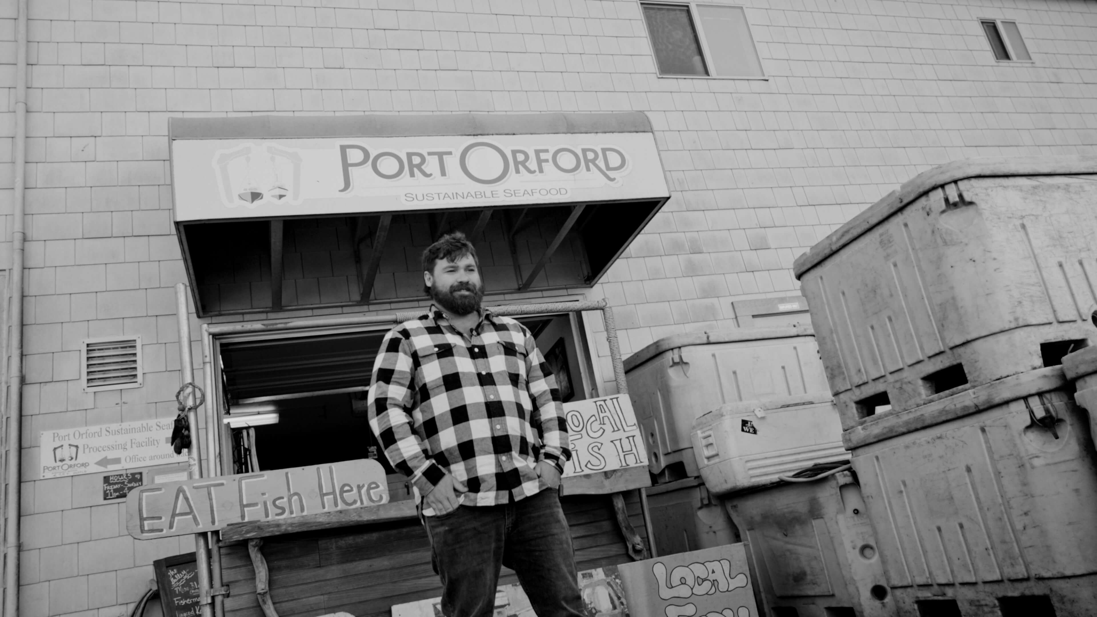 Still from the Port Orford Sustainable Seafood shoot