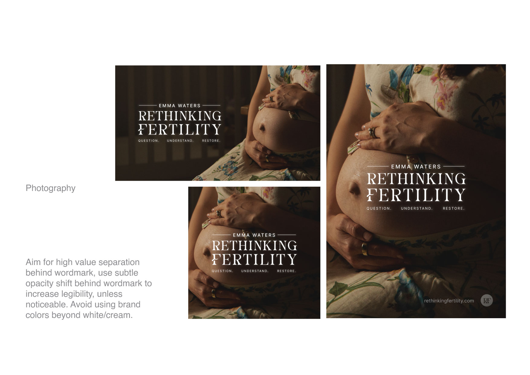 Rethinking Fertility brand guide — page 8